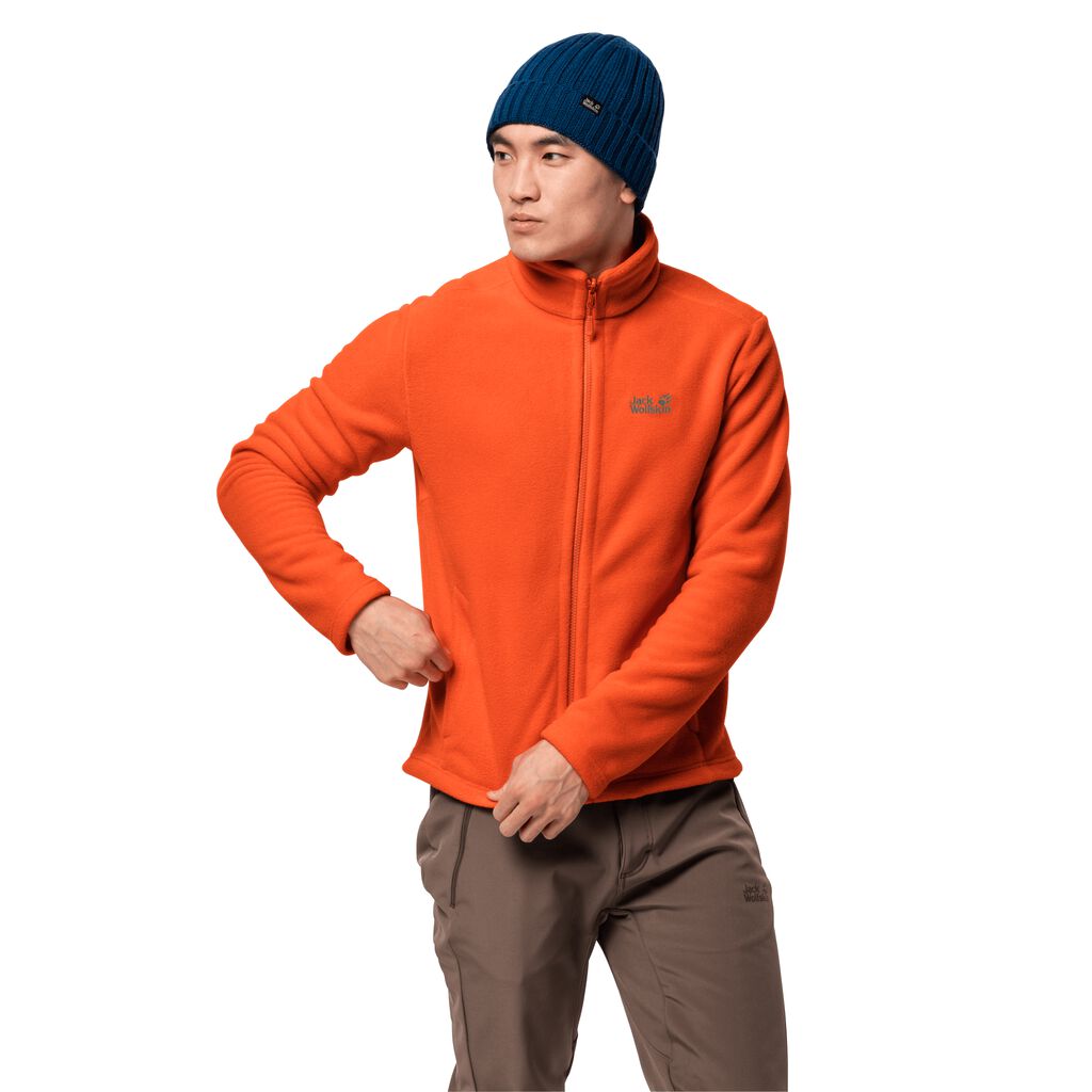 Jack Wolfskin MOONRISE fleece ζακετεσ ανδρικα κοκκινα | GR4085455